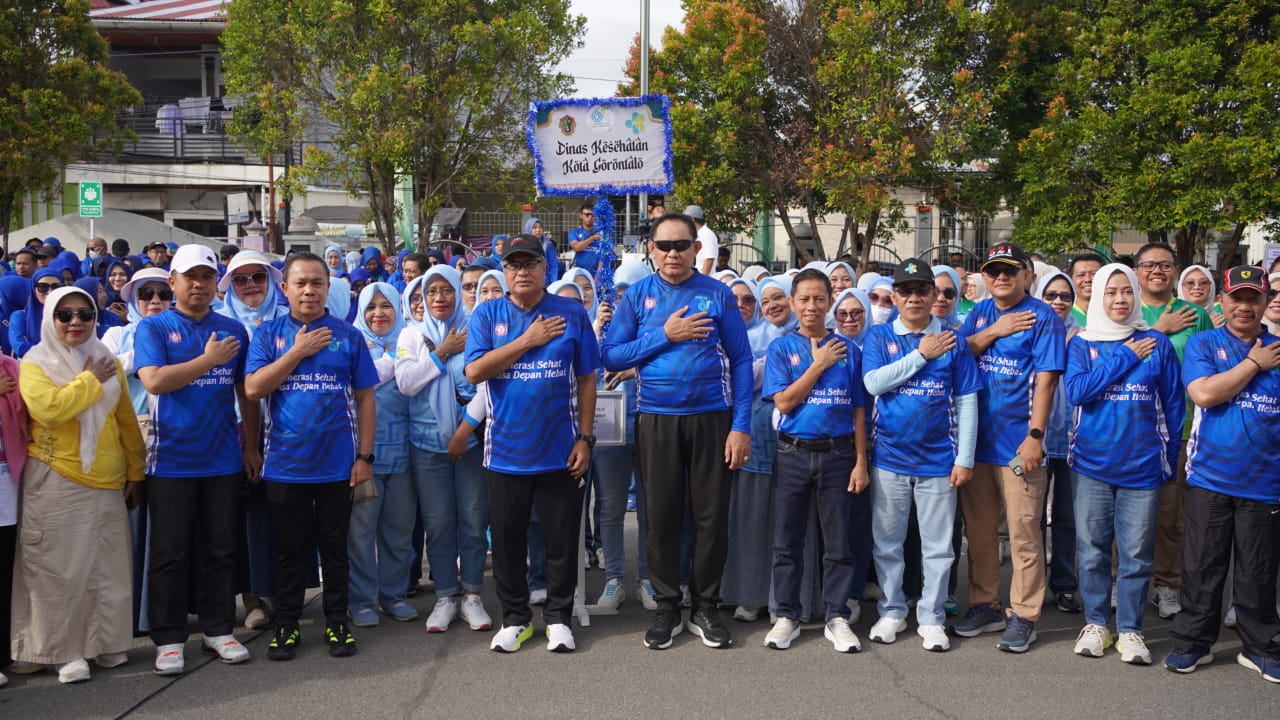  Dinkes Provinsi Gorontalo Gelar Upacara Peringatan HKN ke-61
