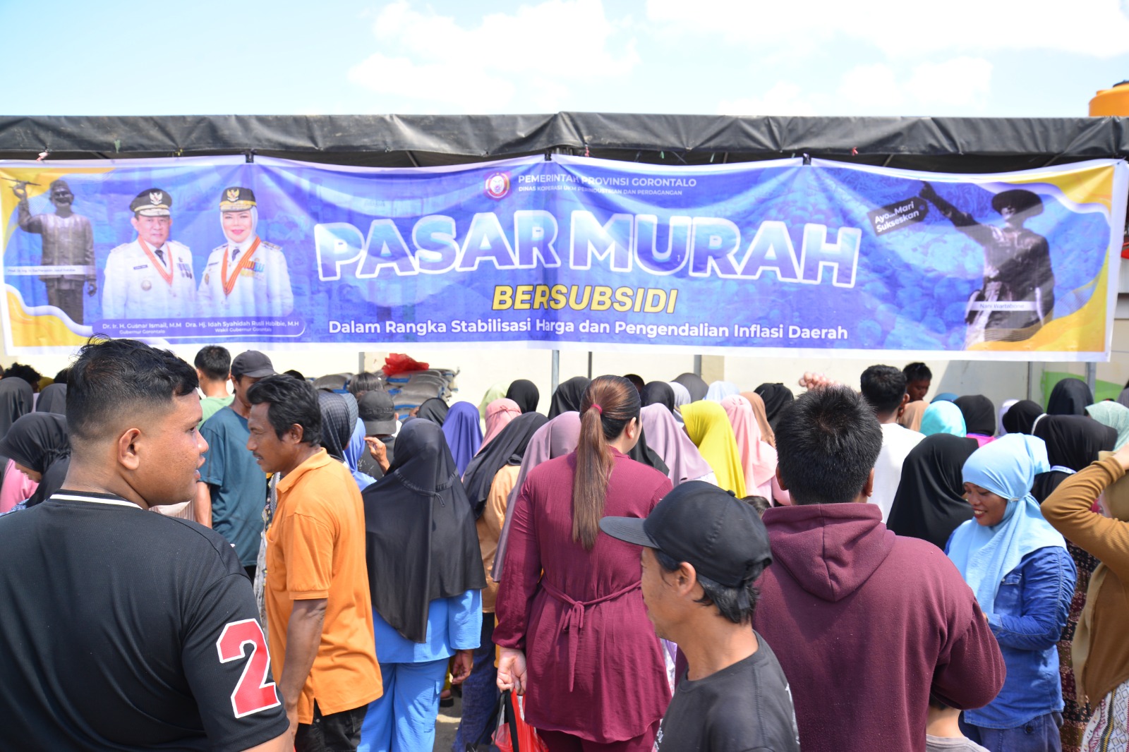  Dua Desa di Kecamatan Tibawa Nikmati Pasar Murah Pemprov Gorontalo