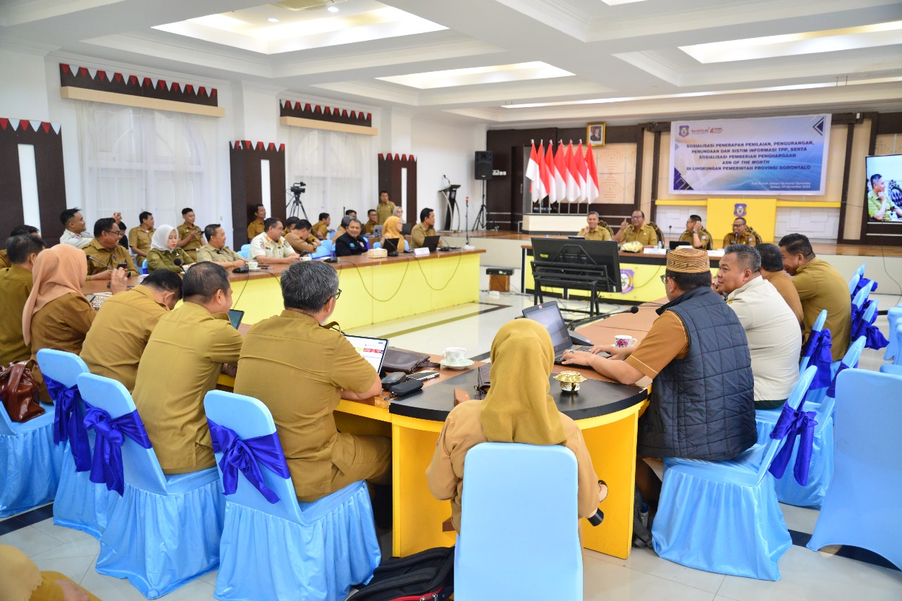 Pemprov Gorontalo Terapkan Sistem e-TPP untuk ASN