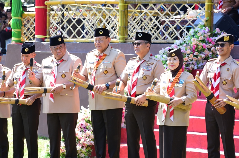  Ketua Kwarnas Pramuka Buka Peran Saka Nasional di Gorontalo