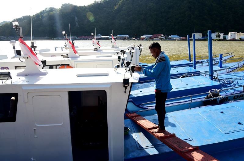 Nelayan Antusias Terima Kapal Taksi GAS Pemprov Gorontalo