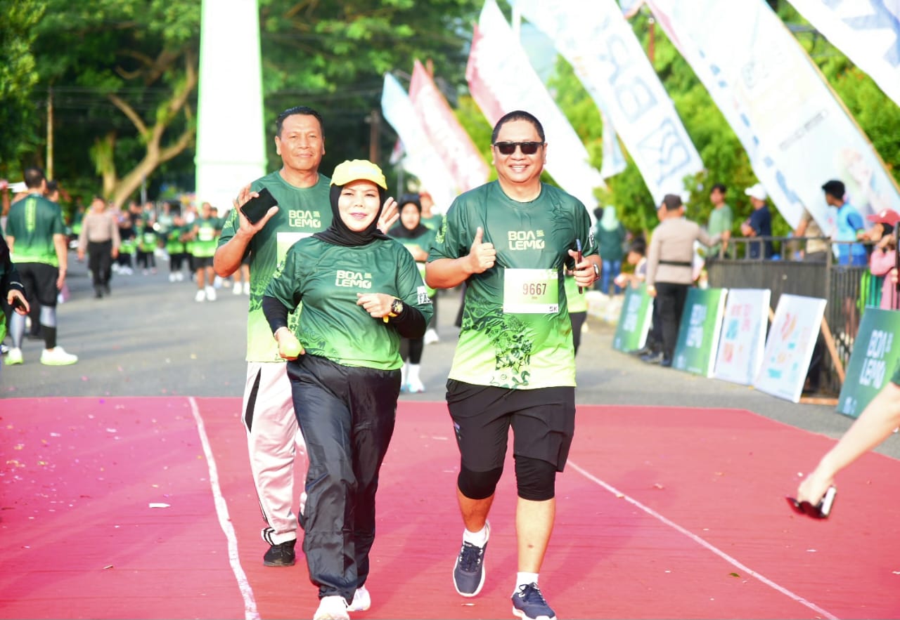  Wagub Idah Ramaikan Boalemo Runfest 2025
