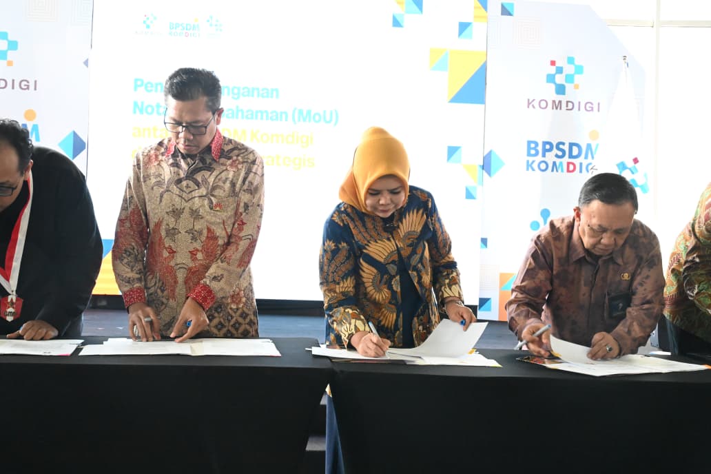  Pemprov Gorontalo Teken MoU dengan BPSDM Komdigi RI