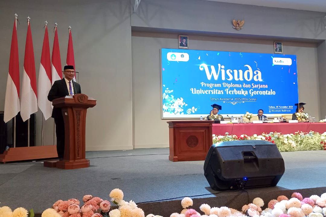  Gubernur Gusnar Apresiasi Kualitas Lulusan UT Gorontalo