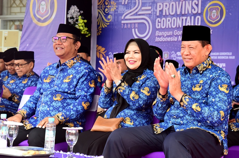  Apel Akbar Warnai HUT ke-54 Korpri dan HUT ke-25 Provinsi Gorontalo