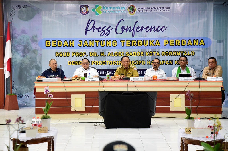  Bedah Jantung Terbuka Perdana Sukses, Gusnar: Kado Istimewa HUT Gorontalo
