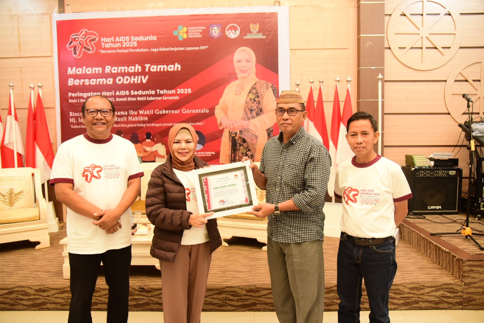  Wagub Gorontalo Perkuat Pendampingan ODHIV di Hari AIDS Sedunia