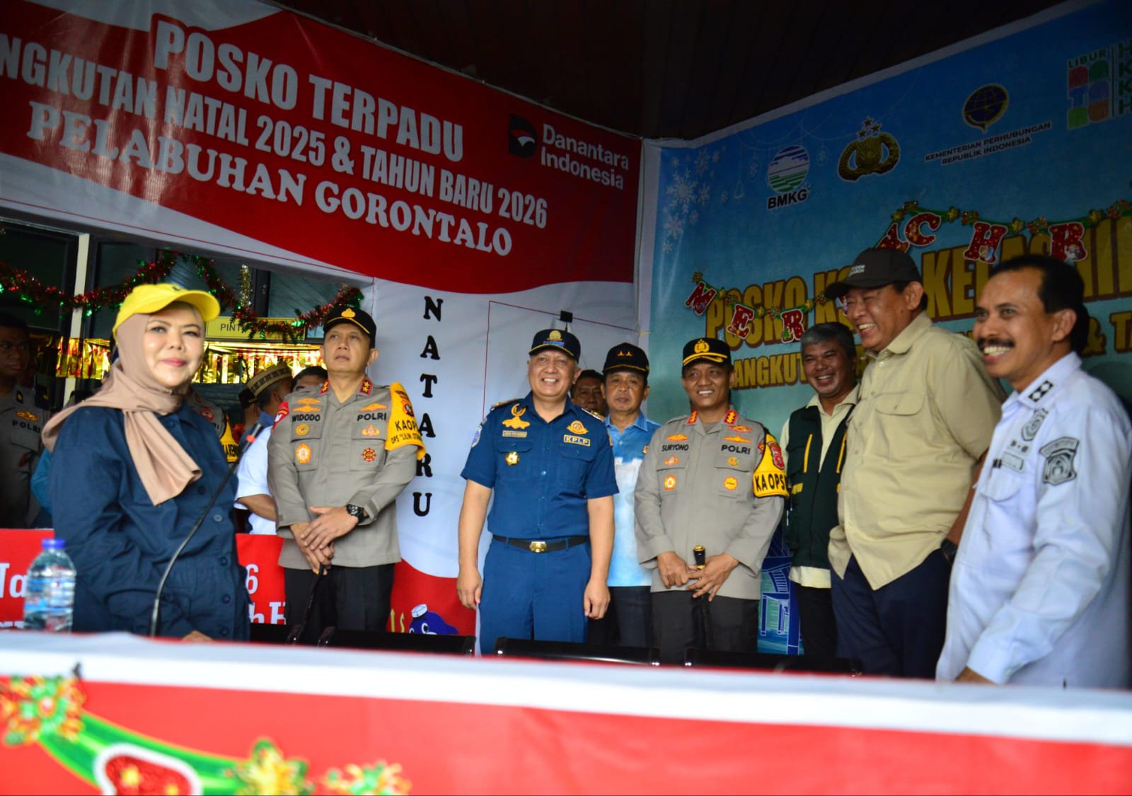  Libur Nataru, Gubernur–Wagub Pantau Posko dan Keberangkatan Kapal   
