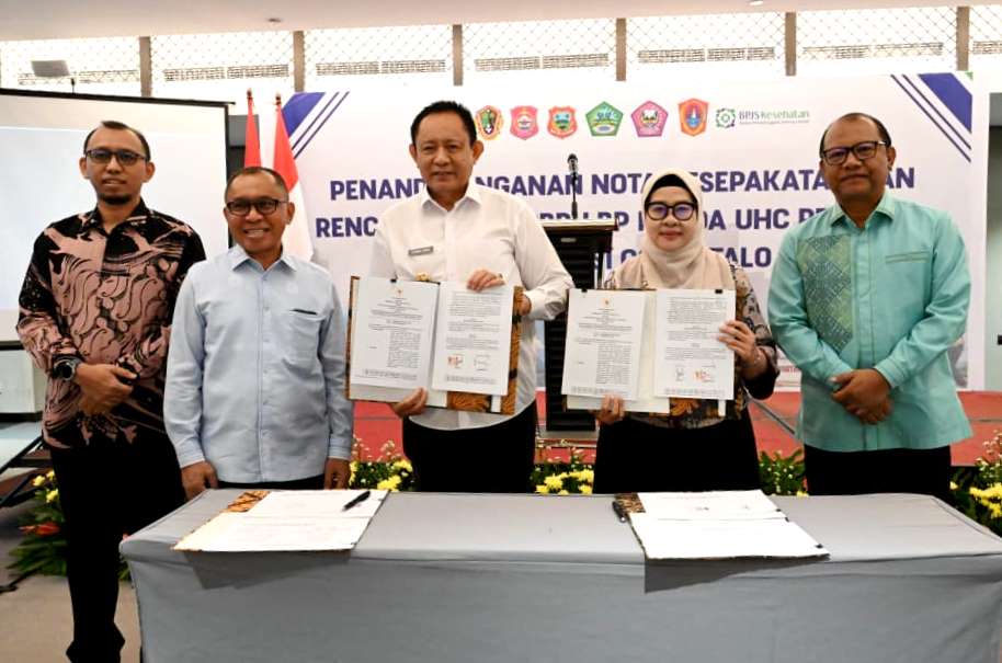  Pemprov Gorontalo & BPJS Kesehatan Teken MoU Program JKN