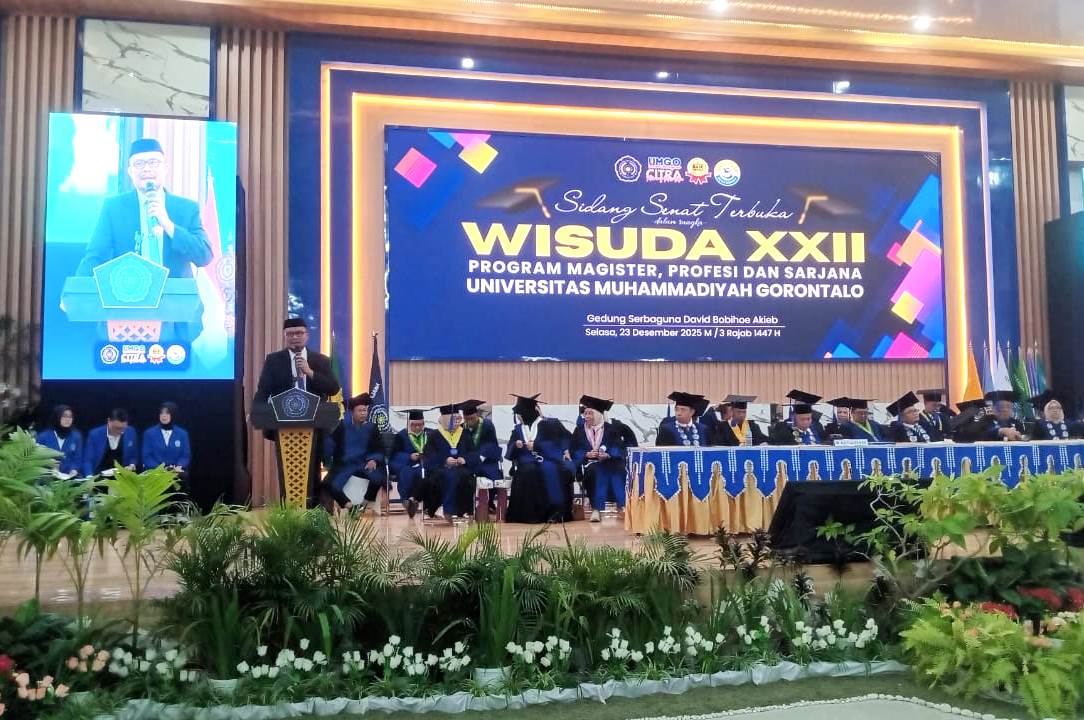  430 Mahasiswa UMGO Diwisuda, Ini Pesan Gubernur Gusnar