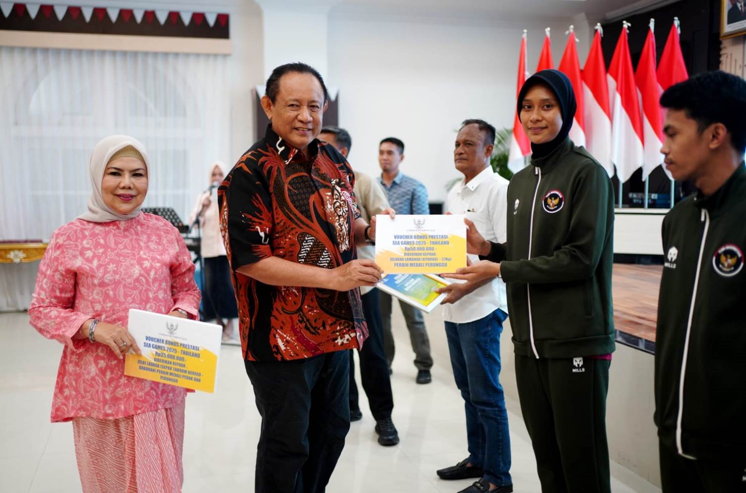  Pemprov Gorontalo Beri Bonus Atlet Peraih Medali SEA Games 2025
