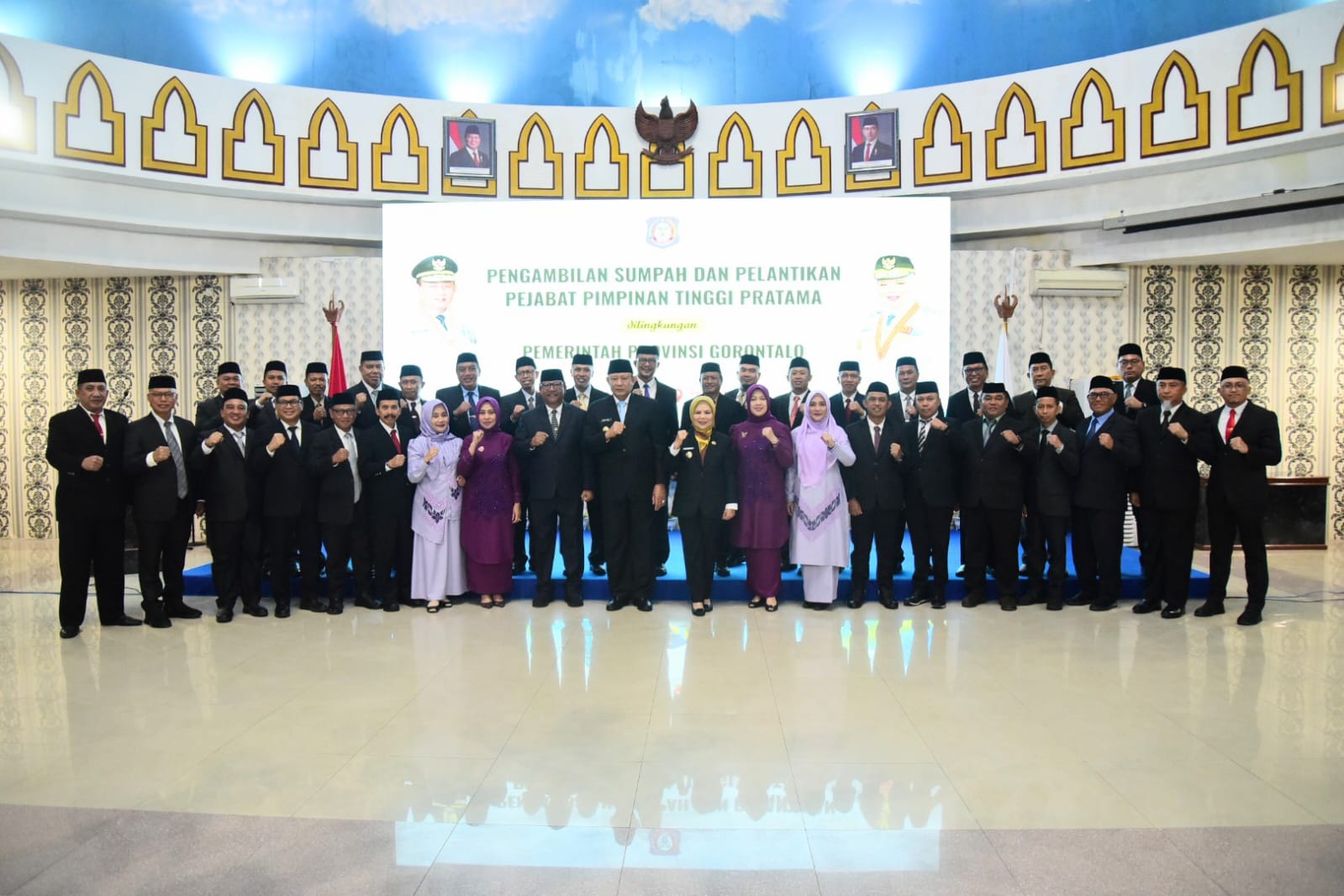  25 Pejabat Pimpinan Tinggi Pratama Pemprov Gorontalo Resmi Dilantik