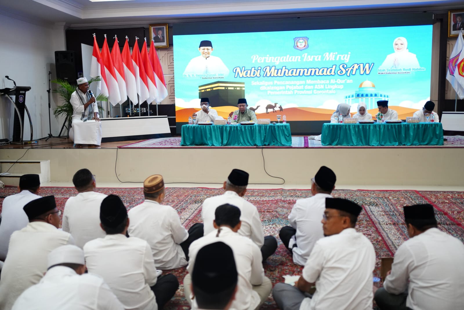  Gubernur Gorontalo Canangkan Gerakan ASN Mengaji pada Peringatan Isra Mi’raj