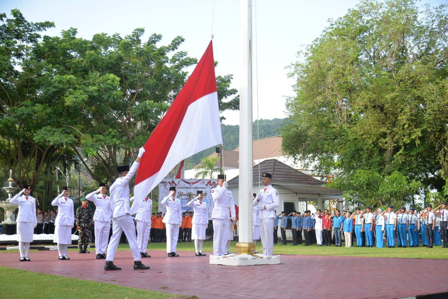  Pemprov Gorontalo Gelar Upacara Peringatan Hari Patriotik ke-84