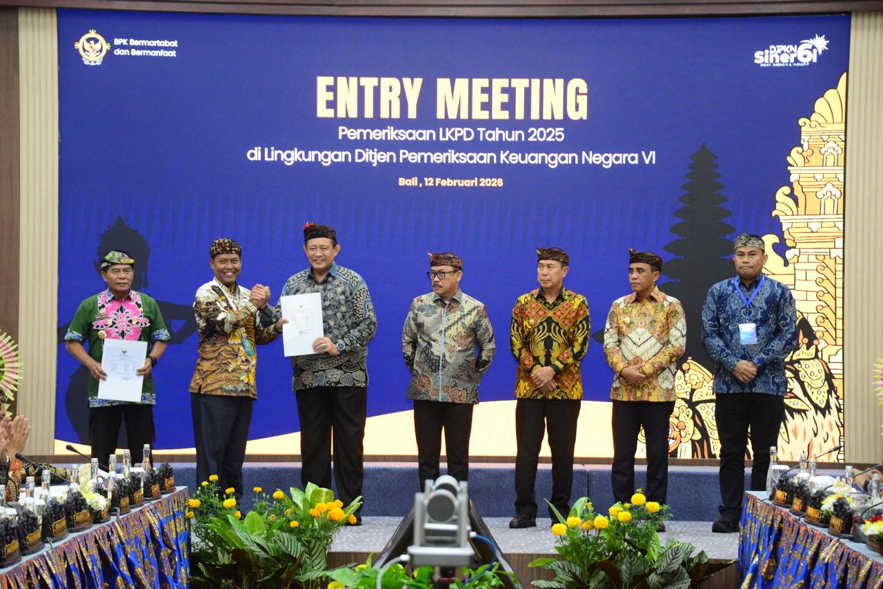  Gusnar Ikuti Entry Meeting BPK, Targetkan WTP Tetap Terjaga