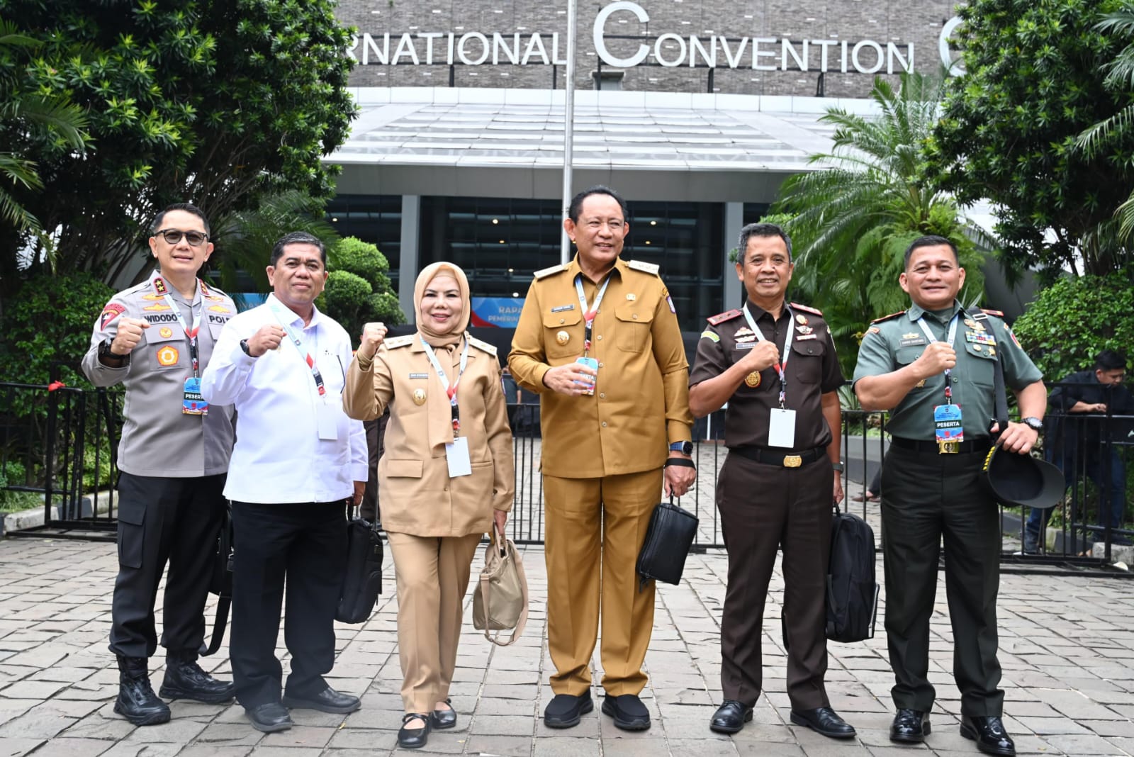  Gubernur dan Wagub serta Forkopimda Gorontalo Hadiri Rakornas 2026