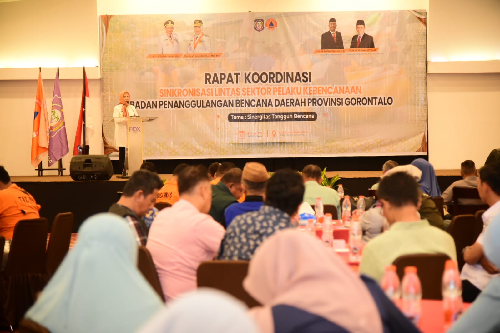  Wagub Tekankan Pentingnya Mitigasi Berkelanjutan di Rakor Penganggulangan Bencana   