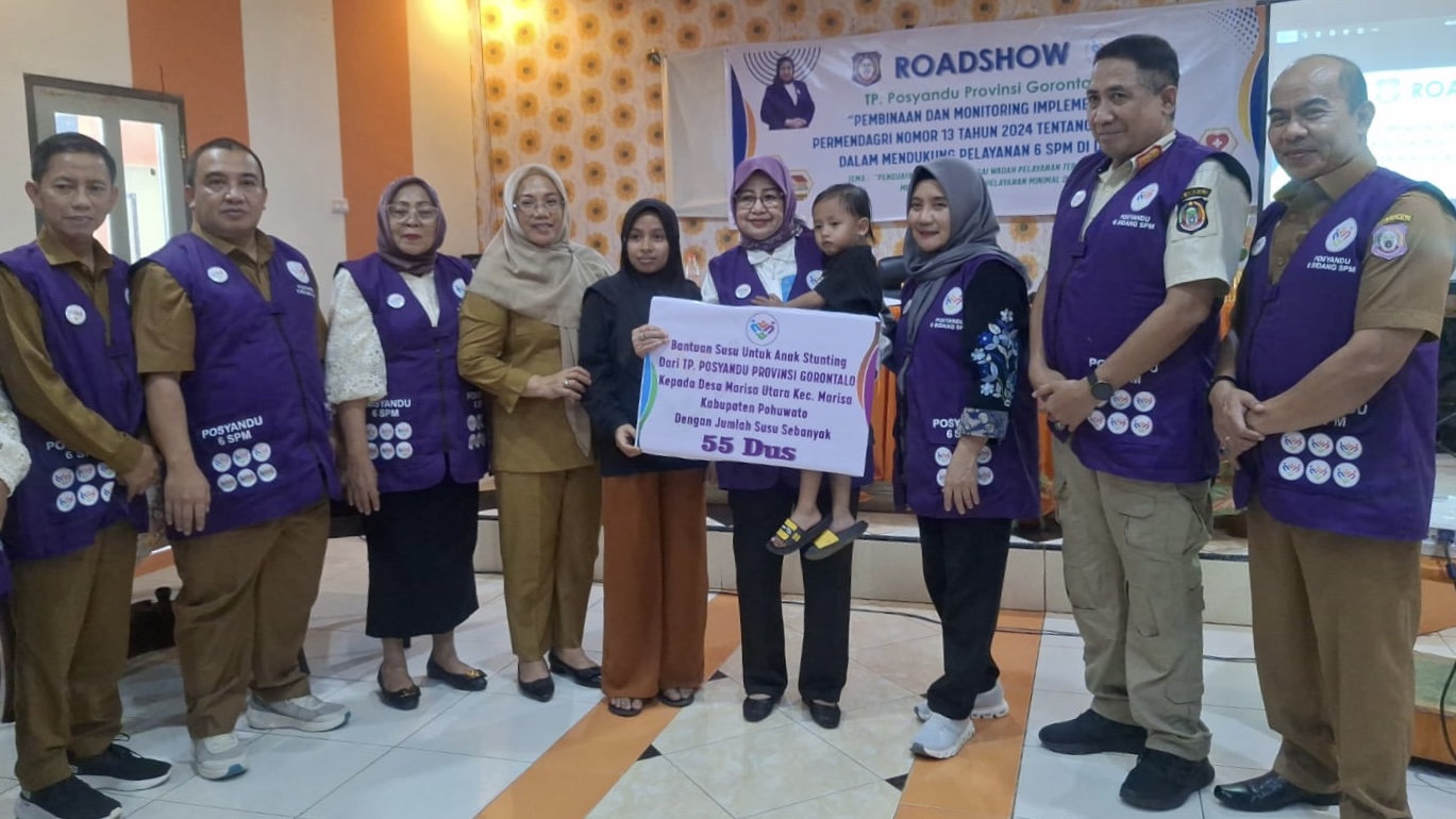  TP Posyandu Provinsi Gorontalo Roadshow Perdana ke Kabupaten Pohuwato