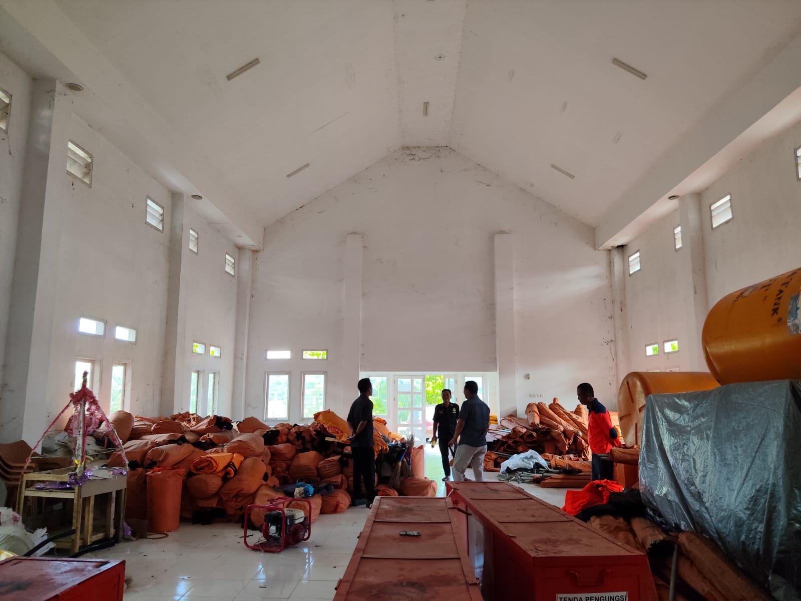  Gedung Logistik BPBD Jadi Media Center PENAS XVII   