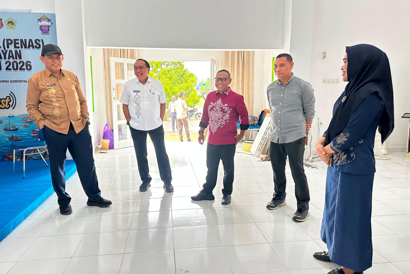  Gubernur Gorontalo Tinjau Media Center PENAS, Senin Siap Digunakan