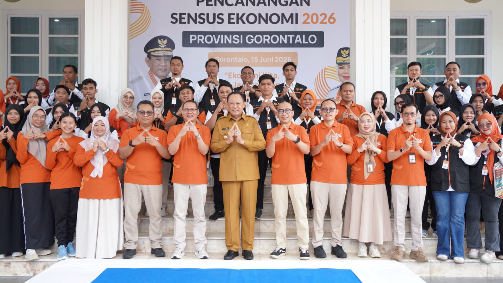  Sensus Ekonomi Dimulai, Gubernur Gorontalo Ajak Warga Menyukseskan