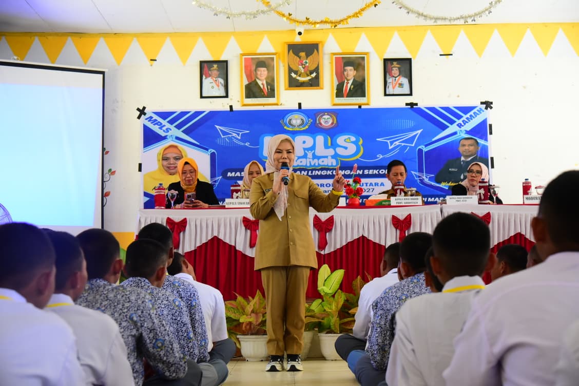  Wagub Idah Bekali Peserta MPLS dengan Motivasi dan Edukasi Bahaya HIV/AIDS