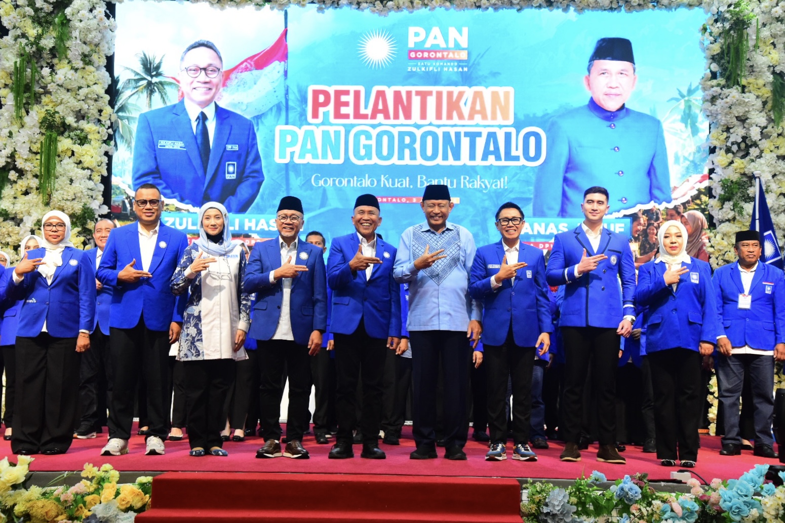  Gubernur Gusnar Hadiri Pelantikan DPW PAN Gorontalo