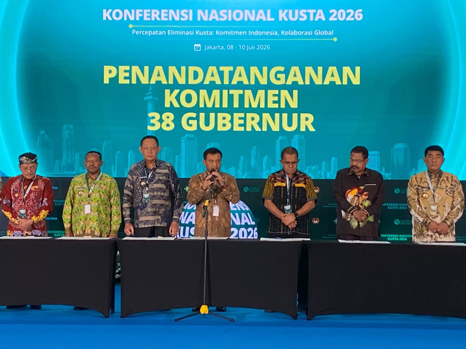  Gubernur Gusnar Hadiri Konferensi Nasional Kusta 2026