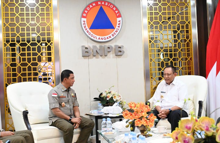  Temui Kepala BNPB, Gubernur Gusnar Berhasil Perjuangkan Pembangunan Infrastruktur