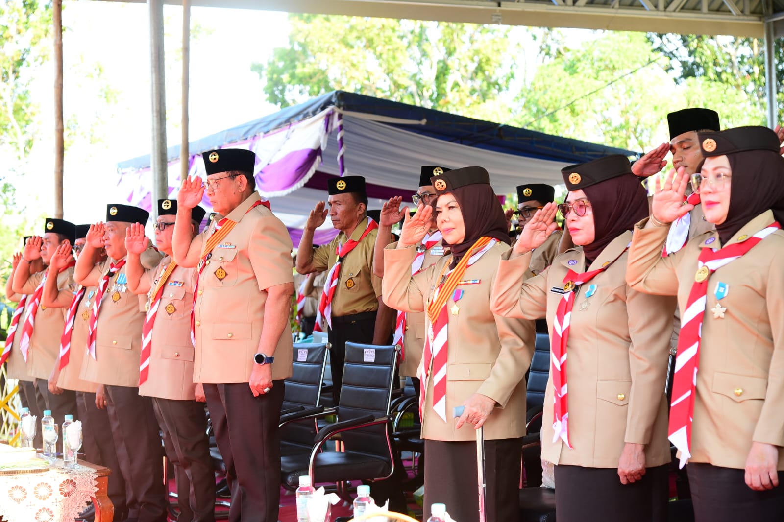  Kwarda Gorontalo Gelar Upacara Peringatan HUT ke-65 Pramuka