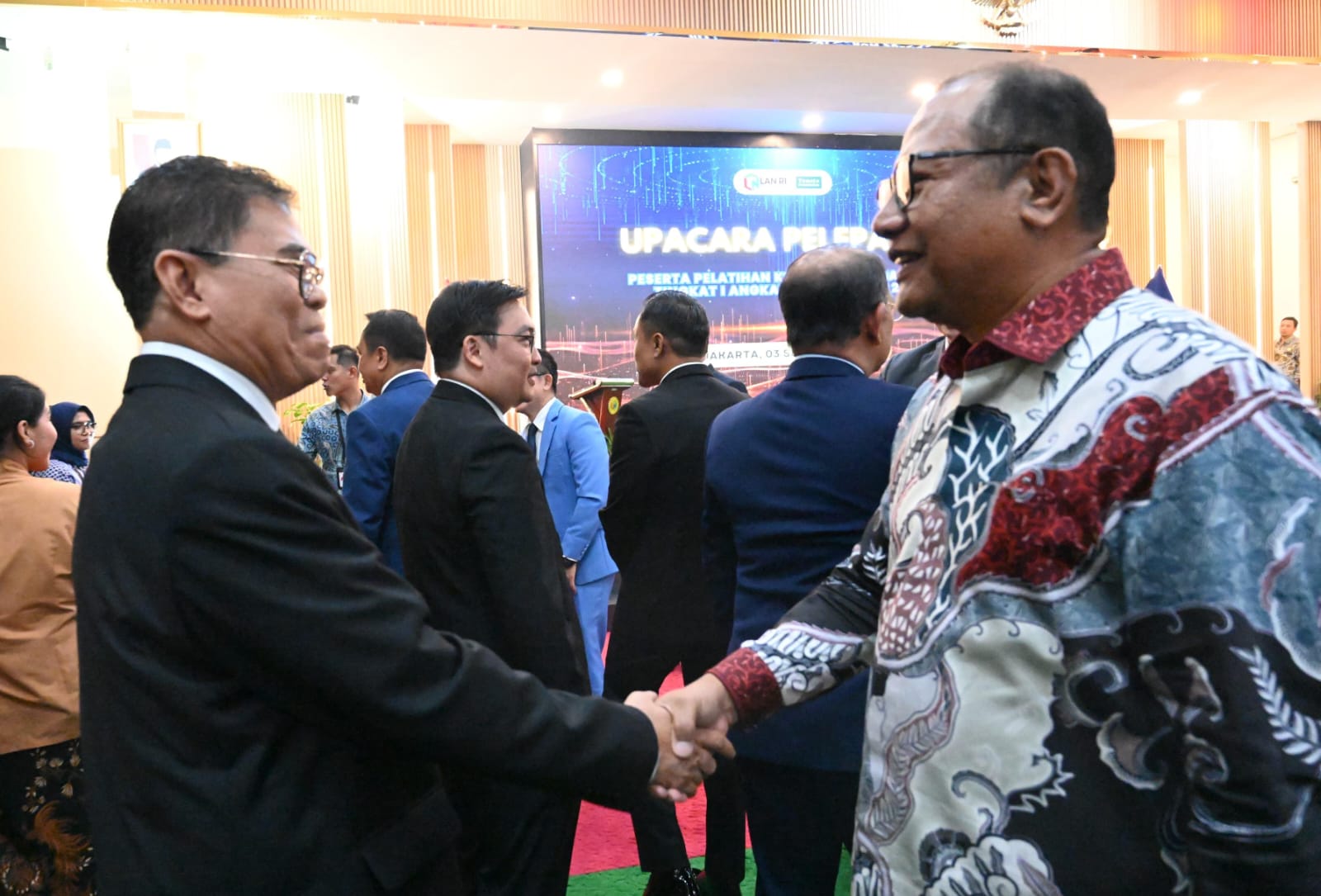  Sekdaprov Gorontalo Hadiri Pelepasan Peserta PKN Tingkat I Angkatan LXVI