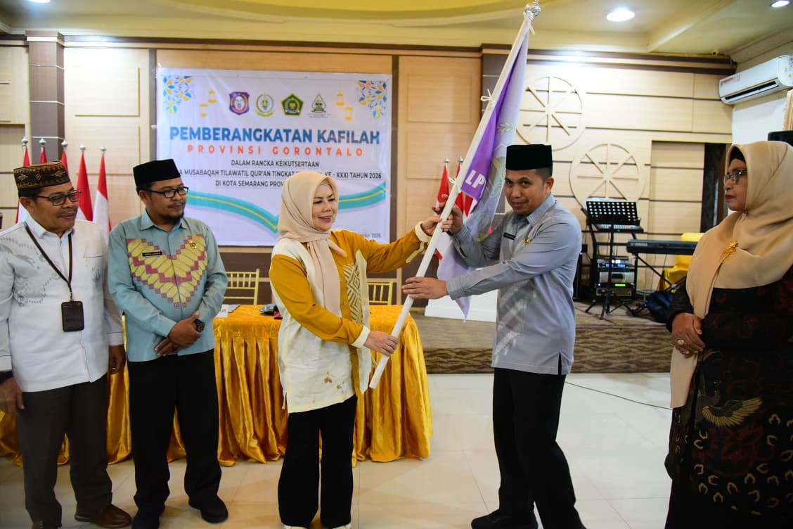  Wagub Lepas 31 Kafilah Gorontalo ke MTQ Nasional di Semarang