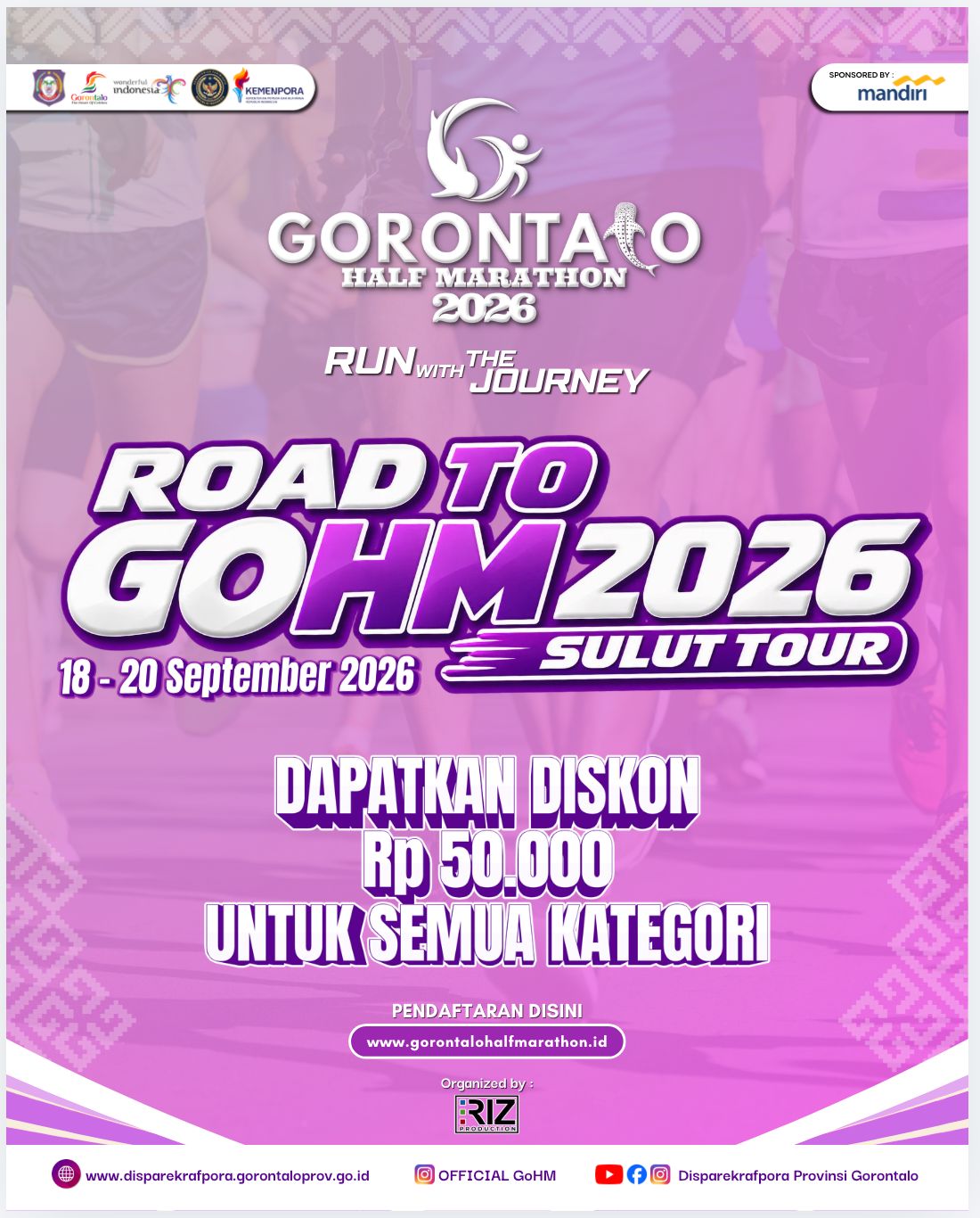 Panitia GoHM 2026 Siapkan Promo Diskon Bagi Warga Sulut