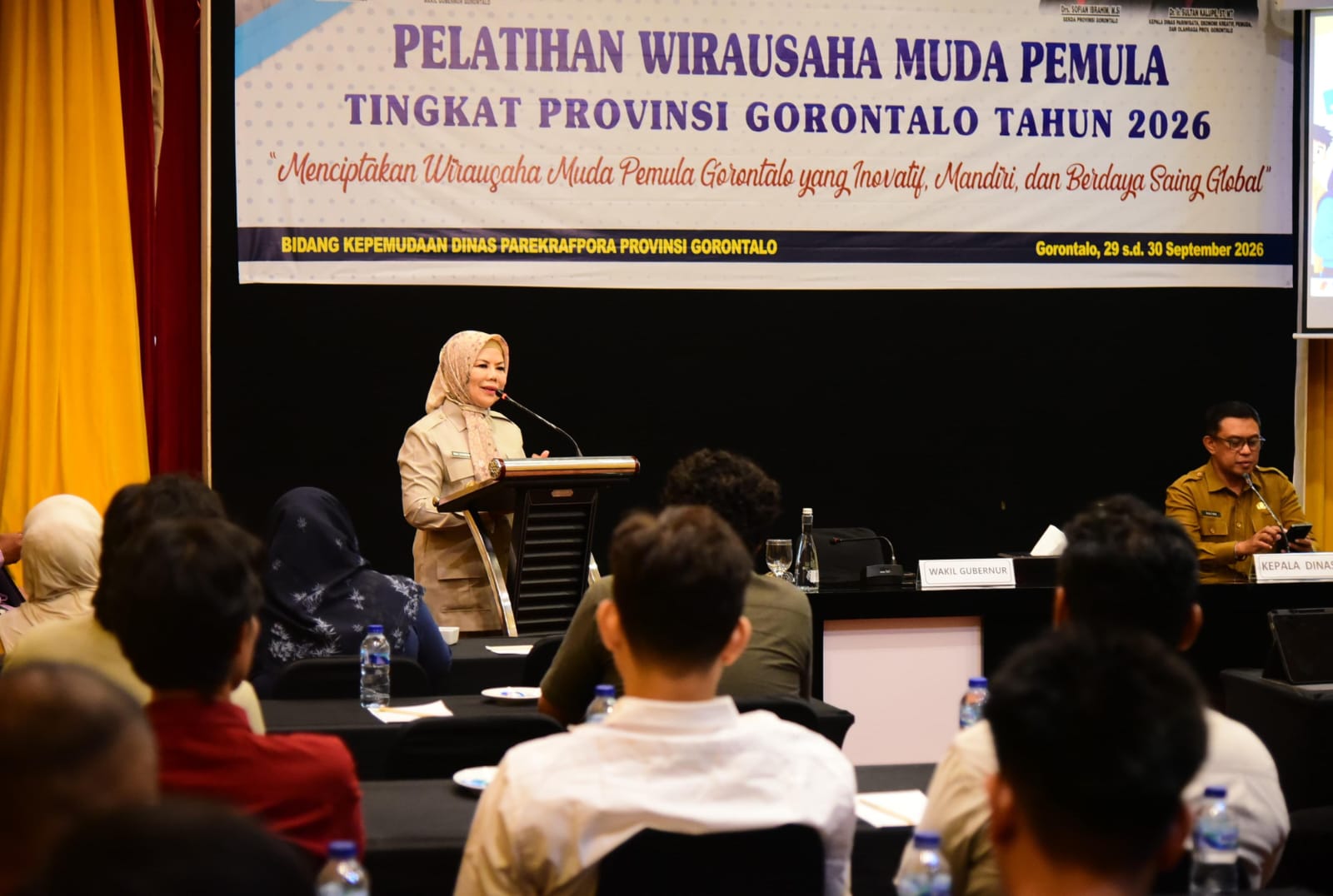  Wagub Idah Dorong Wirausaha Muda Gorontalo Tangguh dan Konsisten