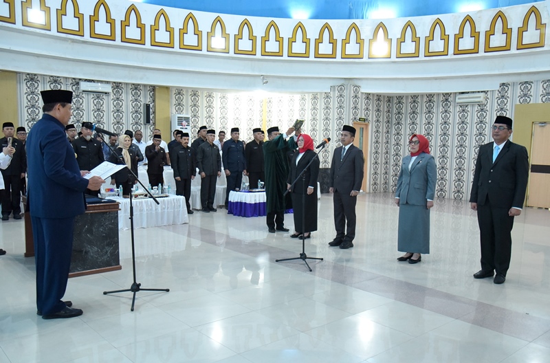  Gubernur Gorontalo Lantik Empat Pejabat Pimpinan Tinggi Pratama