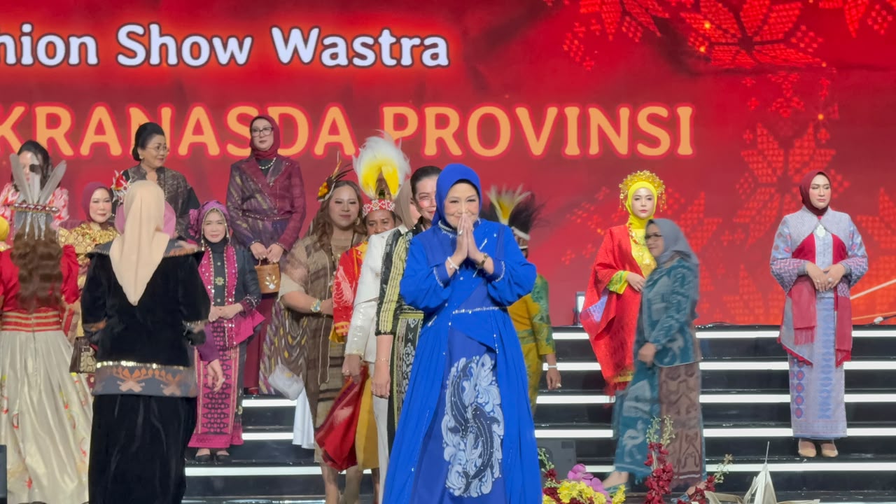  Pukau Panggung Nasional, Nani Tampilkan Keindahan Karawo Gorontalo