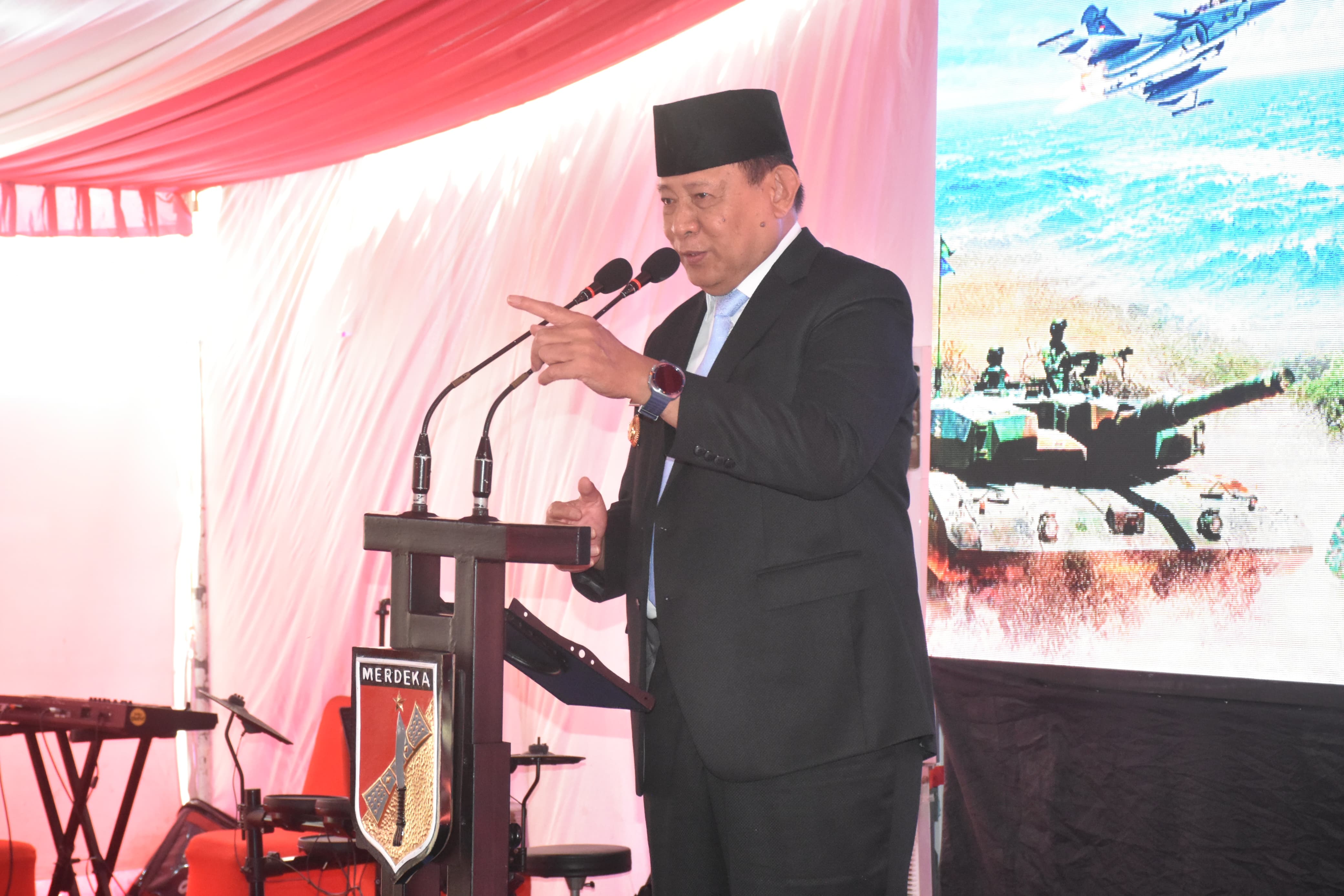  HUT ke-81 TNI, Gusnar Tegaskan Komitmen Sinergi